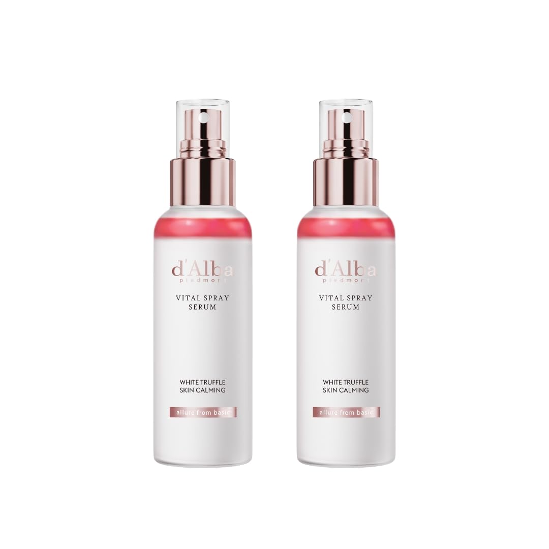 d'alba Piedmont Italian White Truffle Spray Serum, Vegan Skin Care, Light-weight Face Moisturizer, Glow Serum for Radiant Skin, All In One Mist, Korean Skin Care