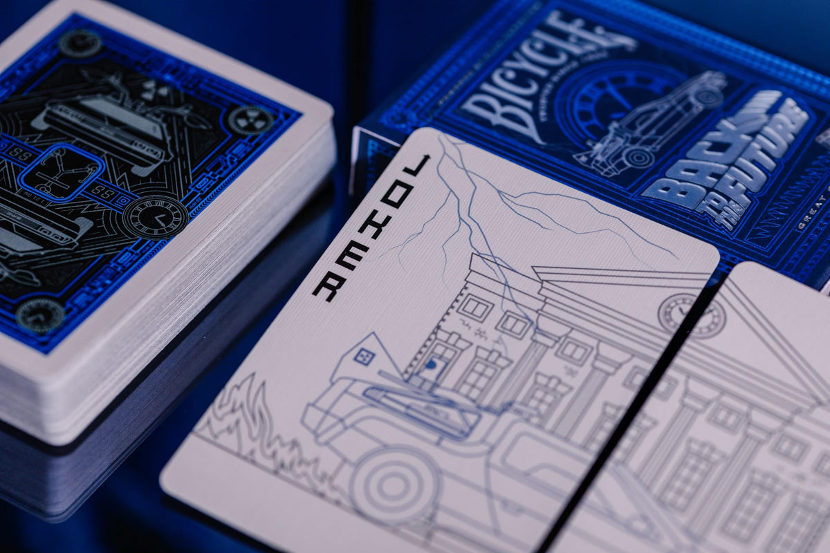 Bicycle Back to The Future Playing Cards – Standard Index Poker Deck