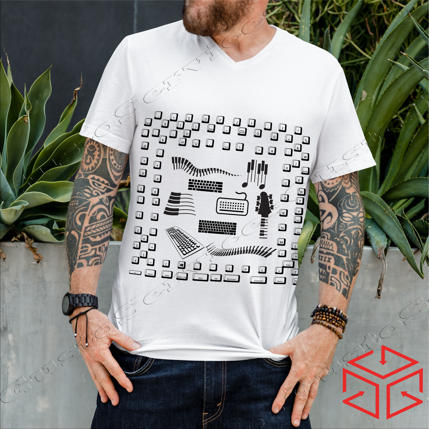 Keyboard Keys Bundle | Editable EPS, SVG, PNG, JPG Files for Tech-Themed Projects