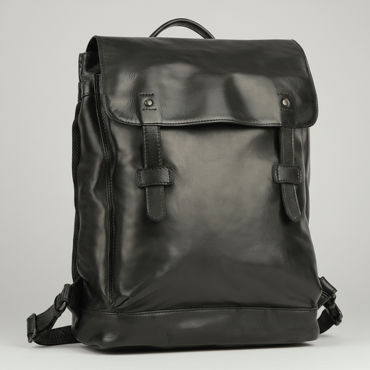 MET Premium Leather Backpack. Urban Rucksack