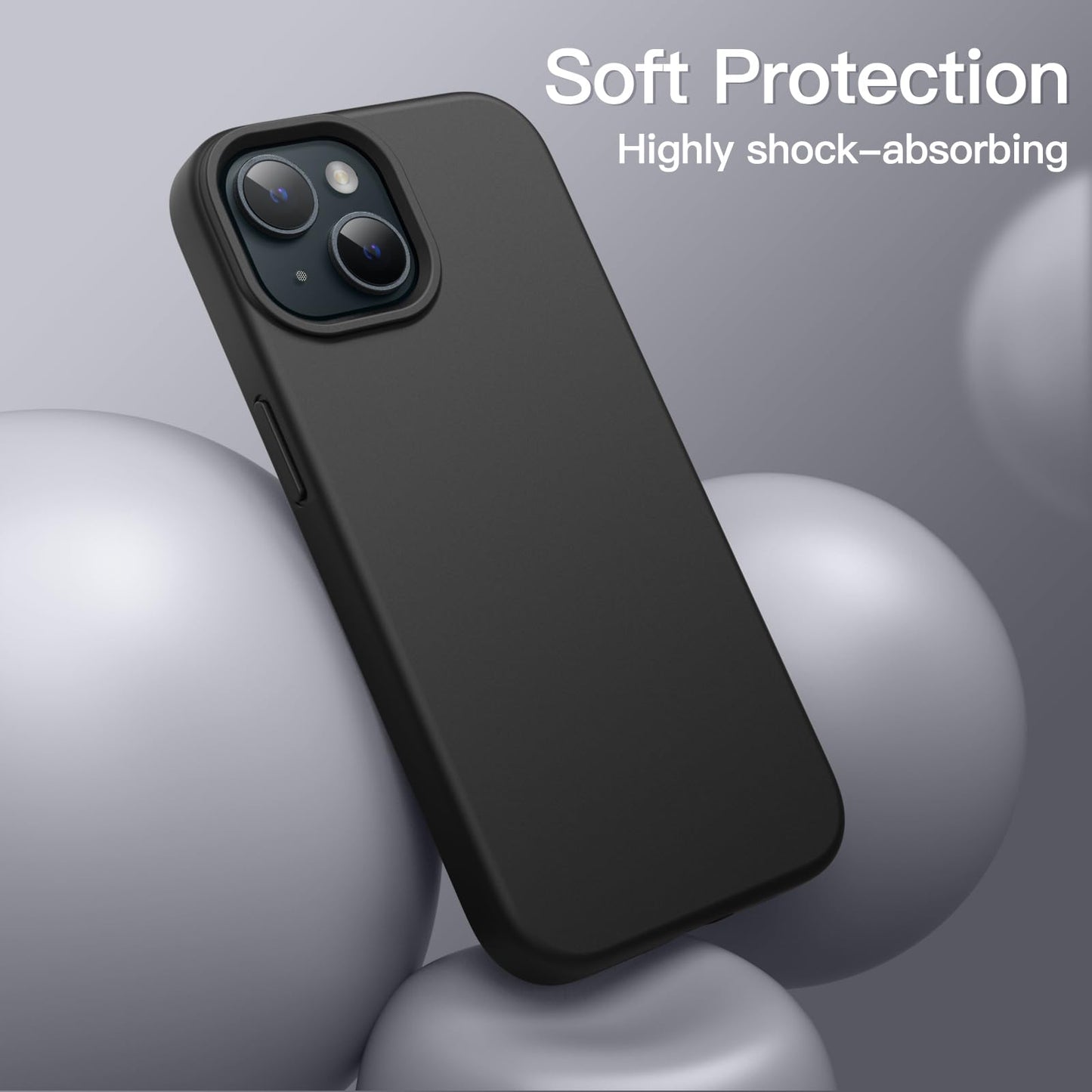 JETech Silicone Case for iPhone 15 Pro Max