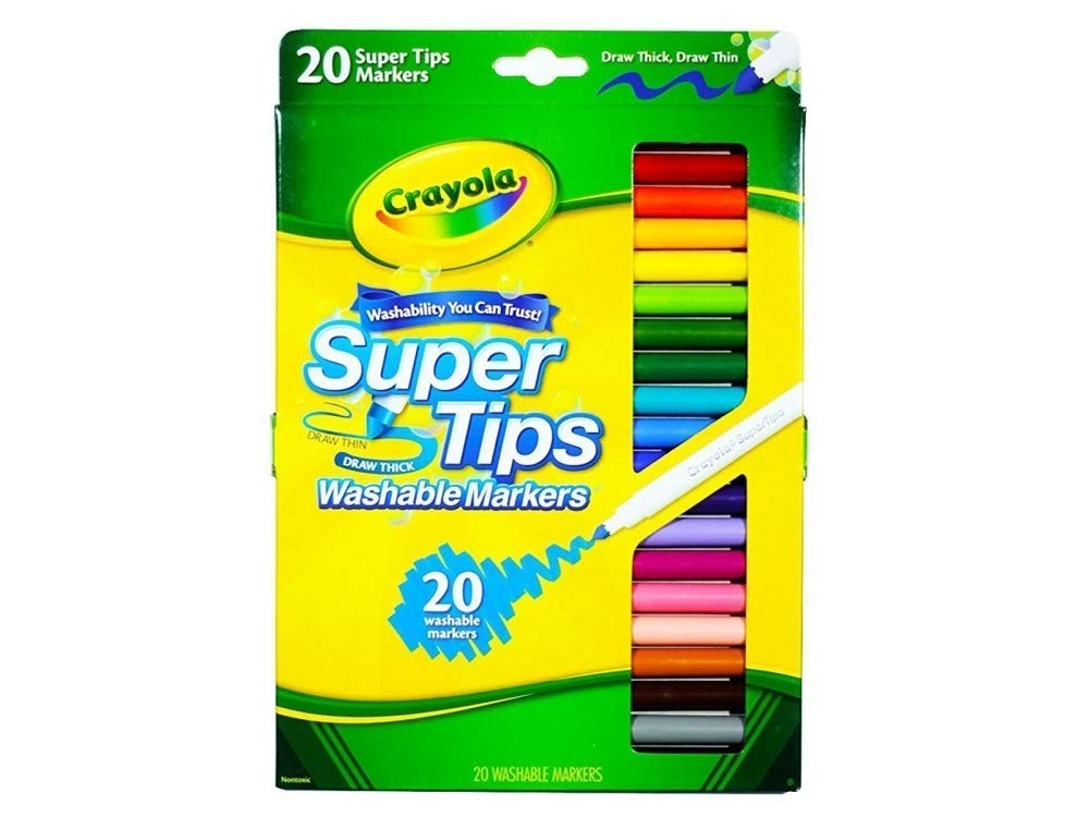 Crayola Markers Super TIPS-20/PKG