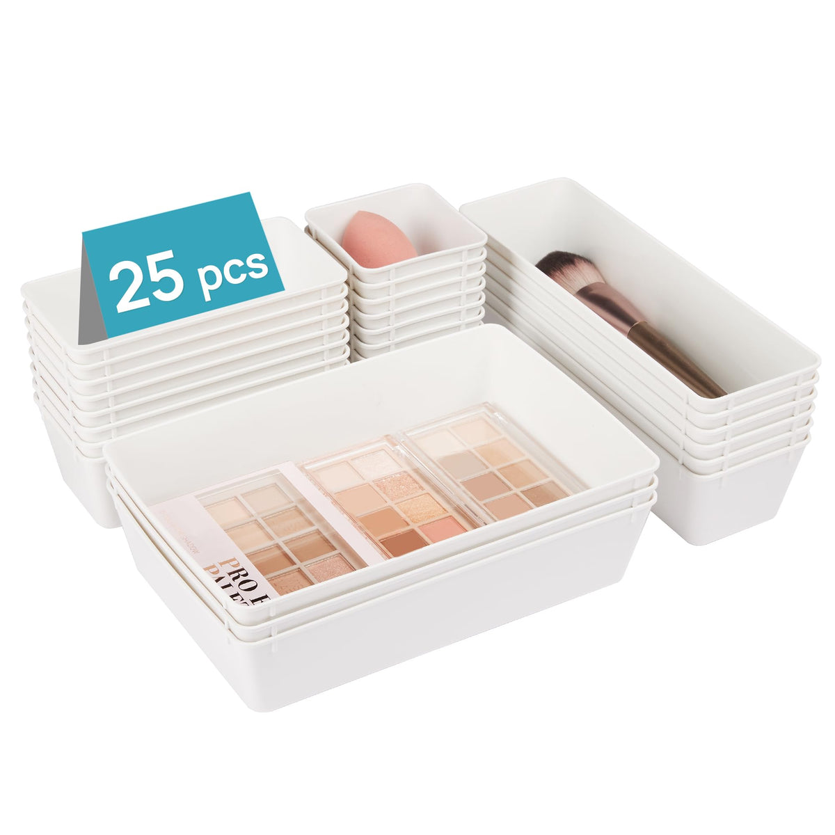 Vtopmart Drawer Organizers – Clear Drawer Dividers for Home Organization