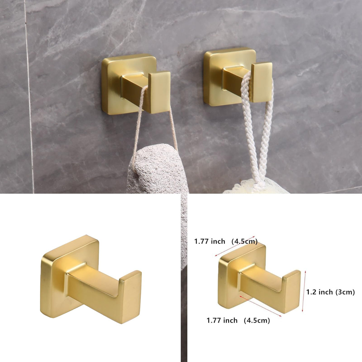 Ntipox 5 Pieces Bathroom Hardware Accessories Set,Stainless Steel 23.6" Hand Towel Bar Set, Toilet Paper Holder, Towel Holder for Bathroom,Towel Rack Set
