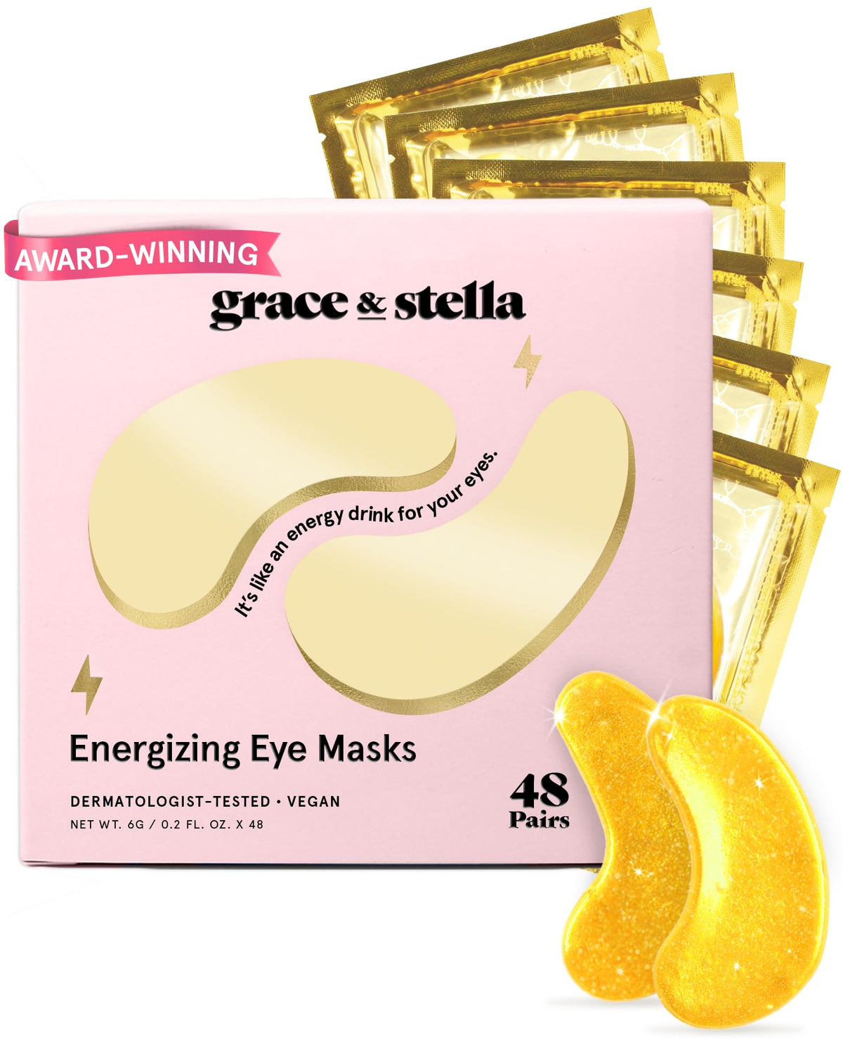 grace & stella Under Eye Patches Eye Masks for Puffy Eyes and Dark Circles - Gifts for Women, Bridesmaids, Birthdays, Bachelorette Party, Self Care Gifts for Women