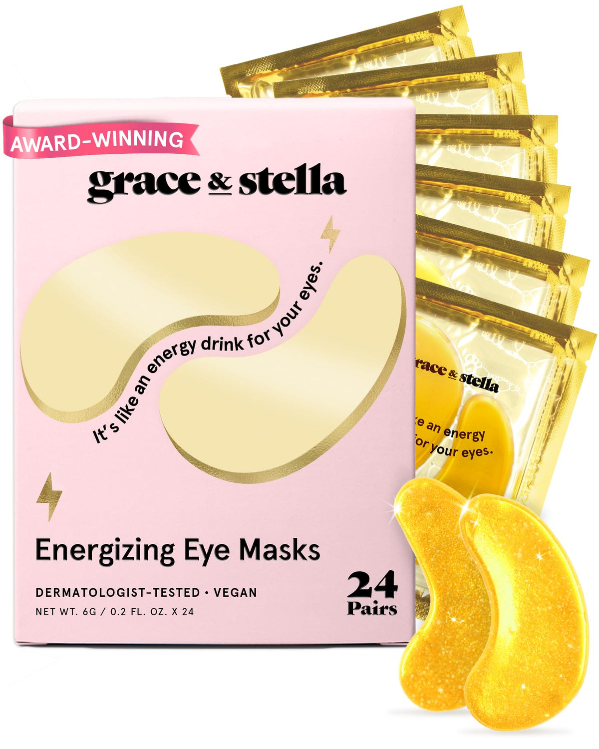 grace & stella Under Eye Patches Eye Masks for Puffy Eyes and Dark Circles - Gifts for Women, Bridesmaids, Birthdays, Bachelorette Party, Self Care Gifts for Women