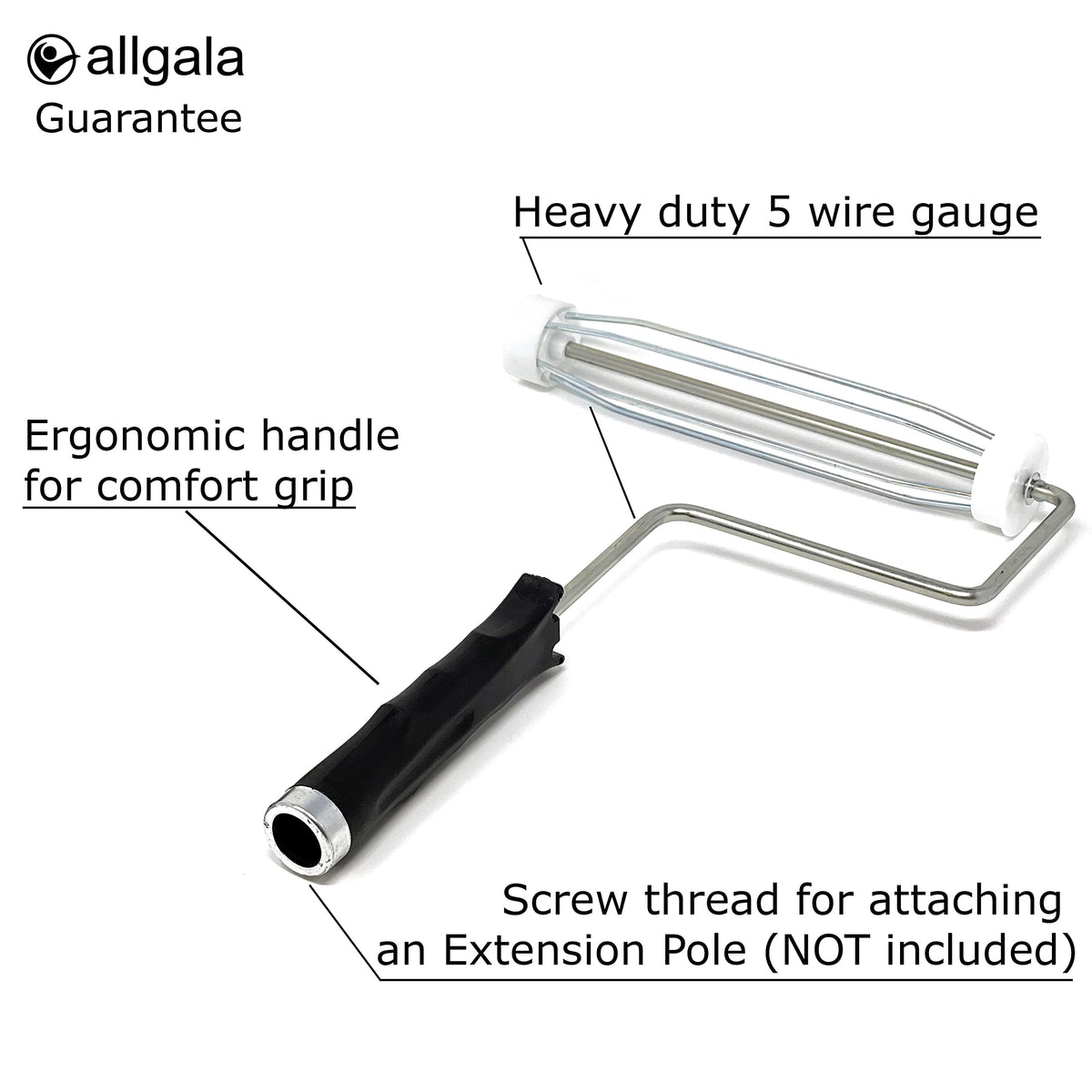 Allgala Paint Roller Covers, 9" Roller Covers, Roller Naps, House Painting Supplies, Nap for Roller Frame, Covers for Paint Roller Kit