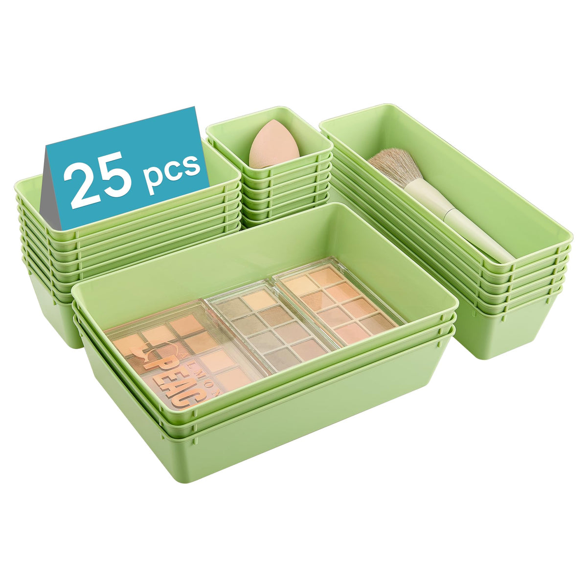 Vtopmart Drawer Organizers – Clear Drawer Dividers for Home Organization