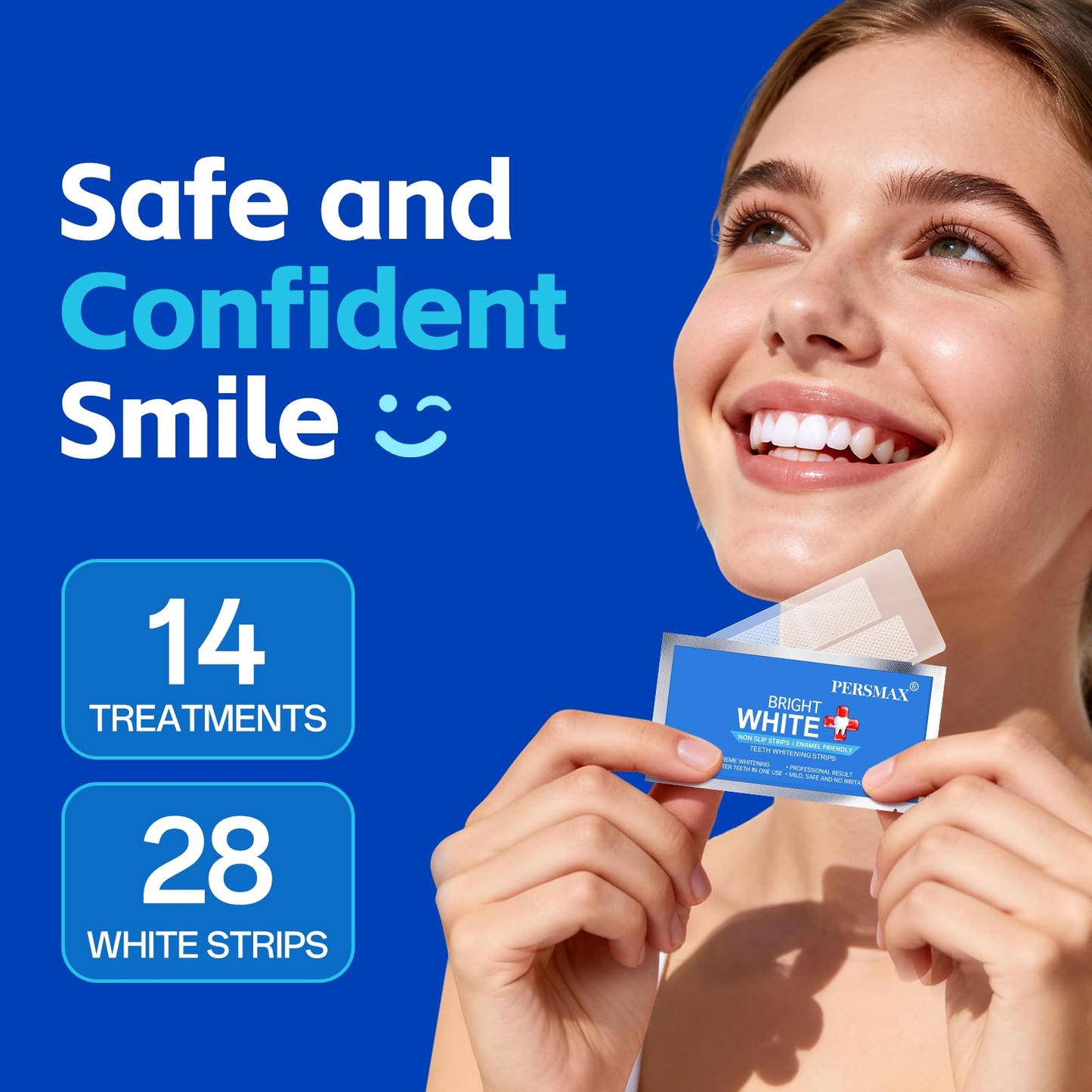 Professional Teeth Whitening Strips | PERSMAX 14-Day Treatment Kit