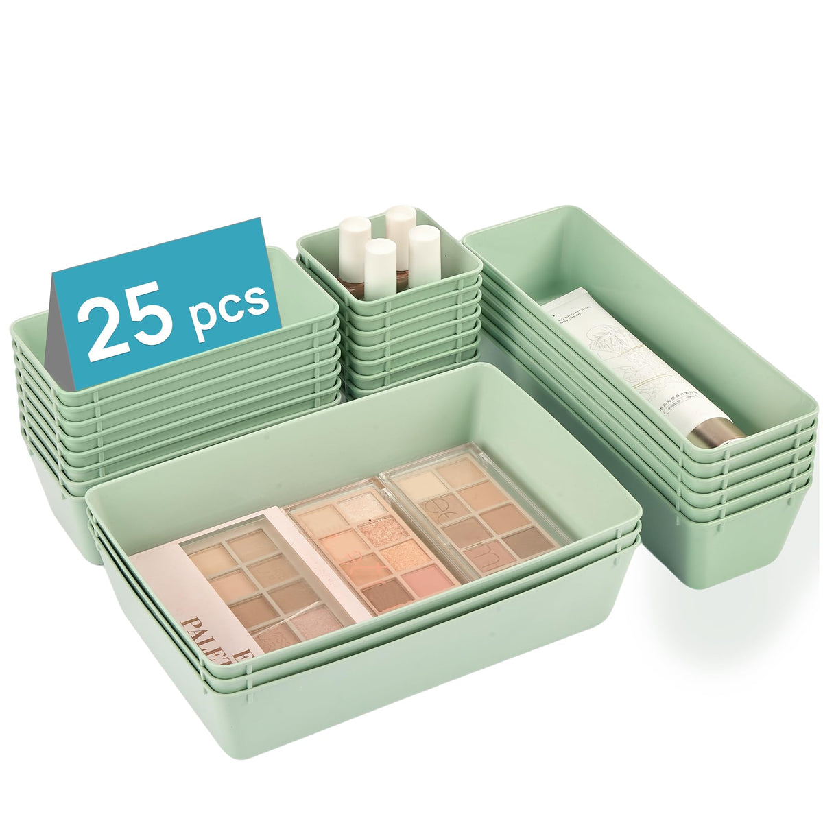 Vtopmart Drawer Organizers – Clear Drawer Dividers for Home Organization