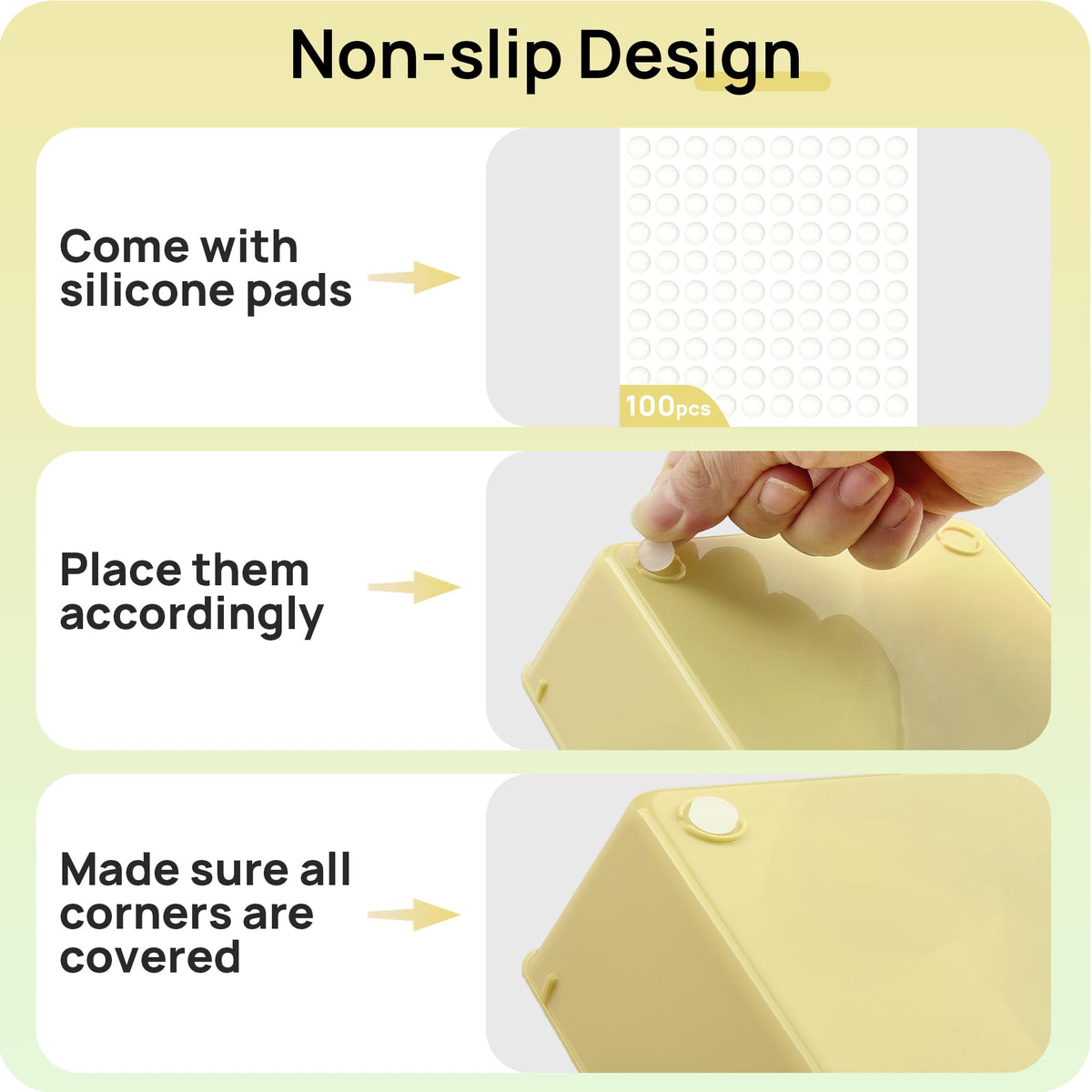 Vtopmart Drawer Organizers – Clear Drawer Dividers for Home Organization