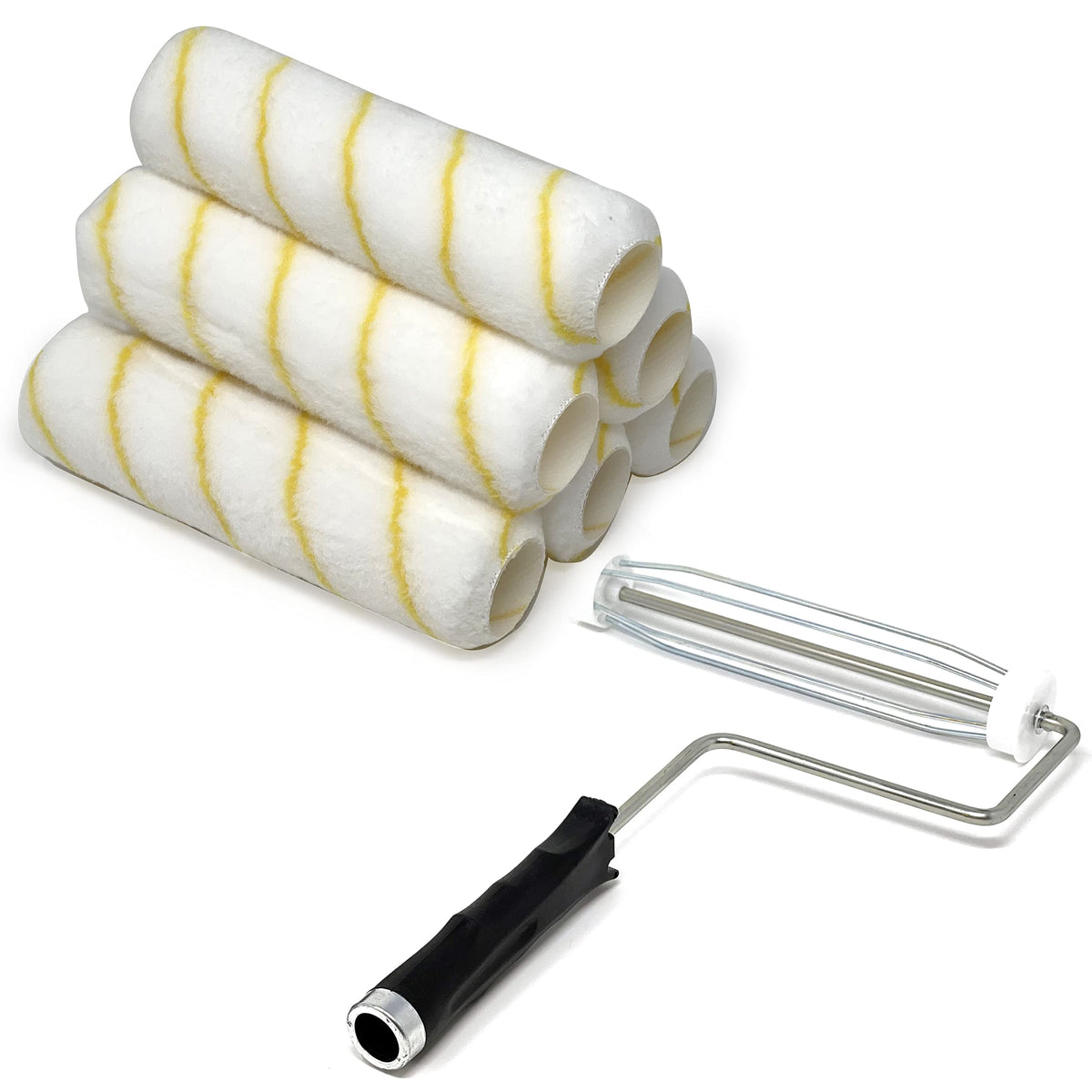 Allgala Paint Roller Covers, 9" Roller Covers, Roller Naps, House Painting Supplies, Nap for Roller Frame, Covers for Paint Roller Kit