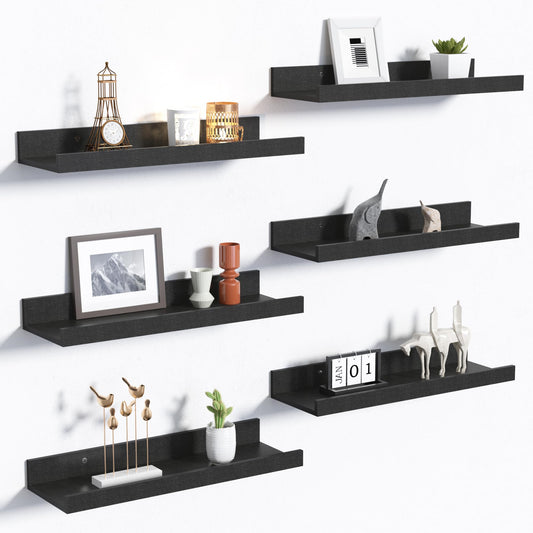 upsimples Floating Shelves for Wall Set of 6