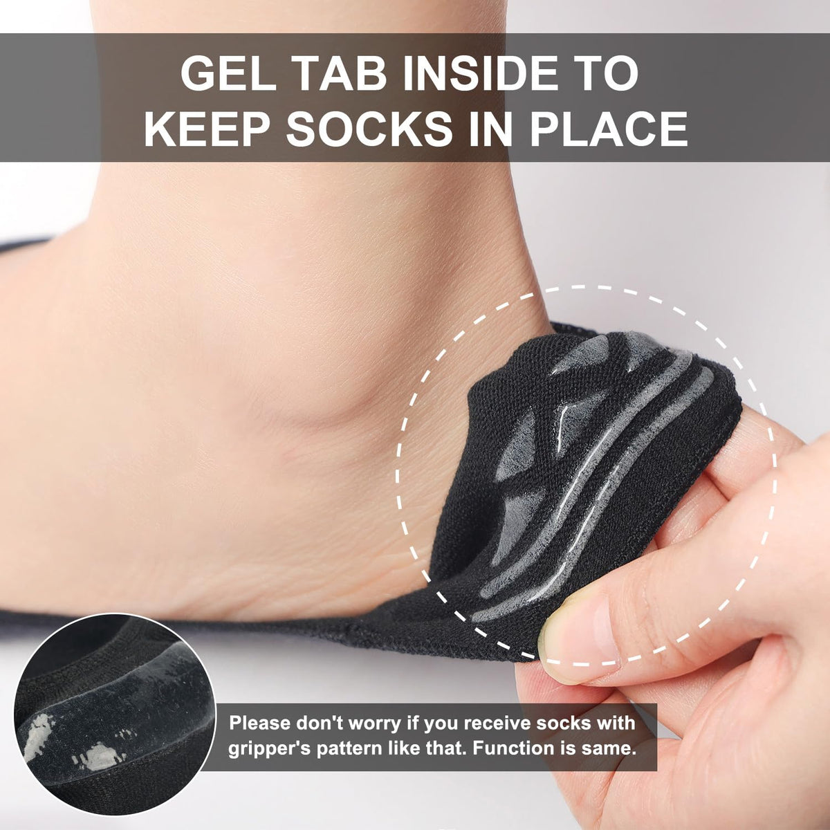 Ultra Low Cut Liner Socks for Women – No Show, Non-Slip Hidden Socks