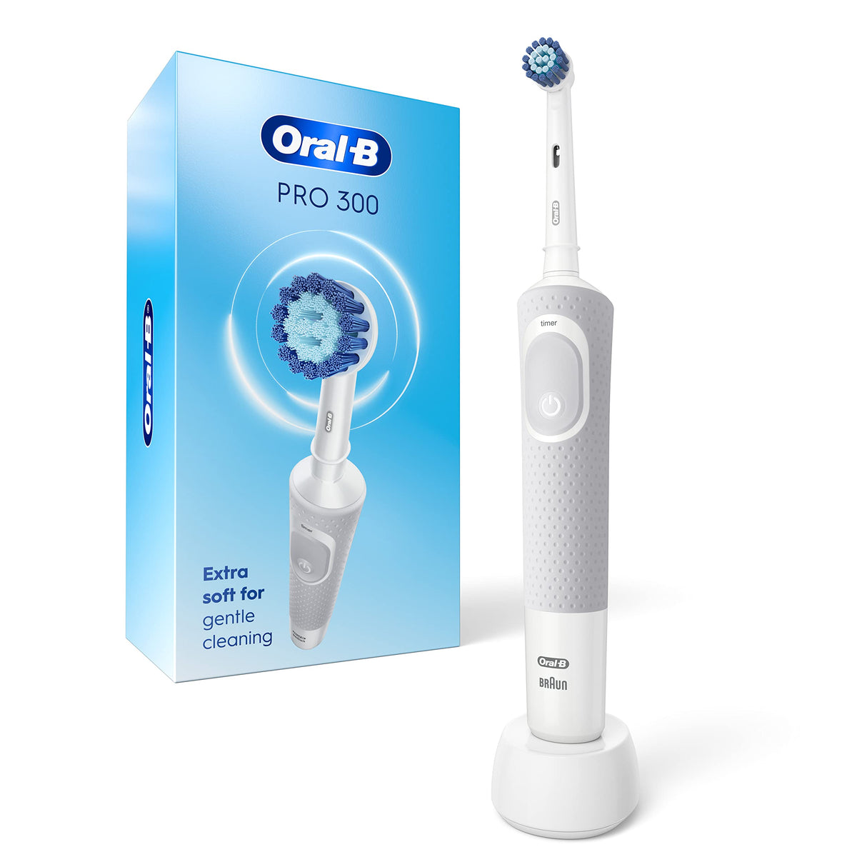Oral B Pro 300, Electric Toothbrush with (1) Brush Head