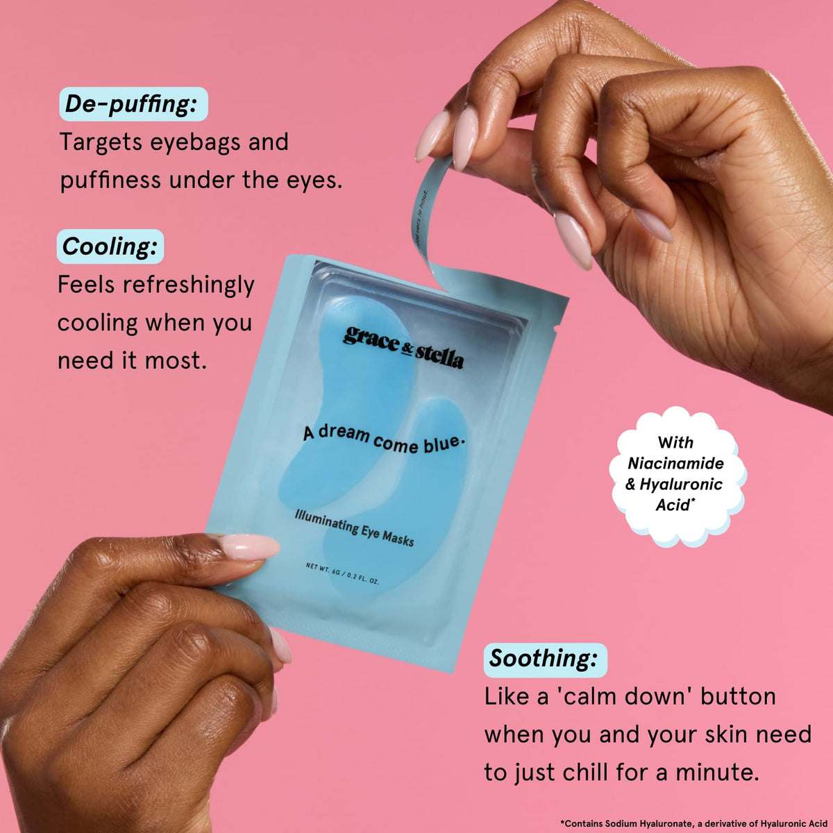grace & stella Under Eye Patches Eye Masks for Puffy Eyes and Dark Circles - Gifts for Women, Bridesmaids, Birthdays, Bachelorette Party, Self Care Gifts for Women