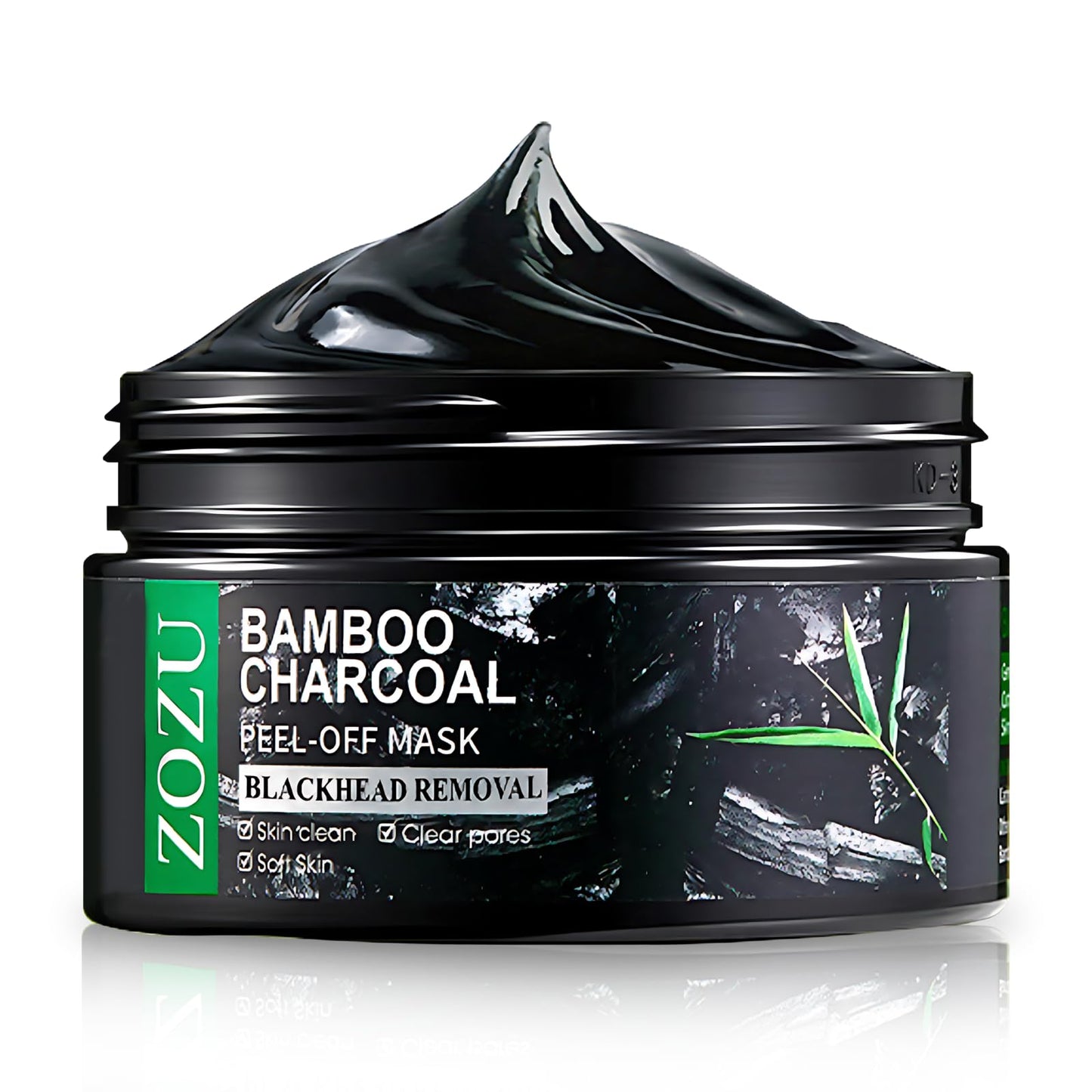 Blackhead Remover Mask | Bamboo Charcoal Peel Off Face Mask for Deep Pore Cleansing