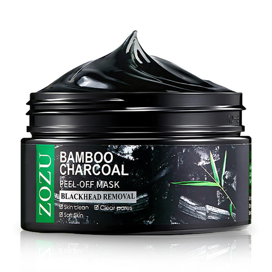 Blackhead Remover Mask | Bamboo Charcoal Peel Off Face Mask for Deep Pore Cleansing
