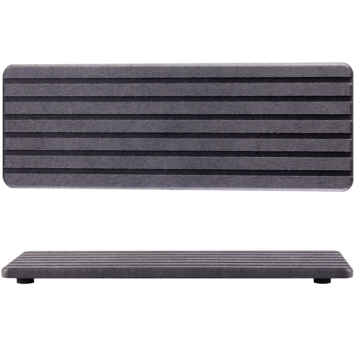 NiuYichee Water Absorbent Diatomite Coasters – Rectangle Grooved Design