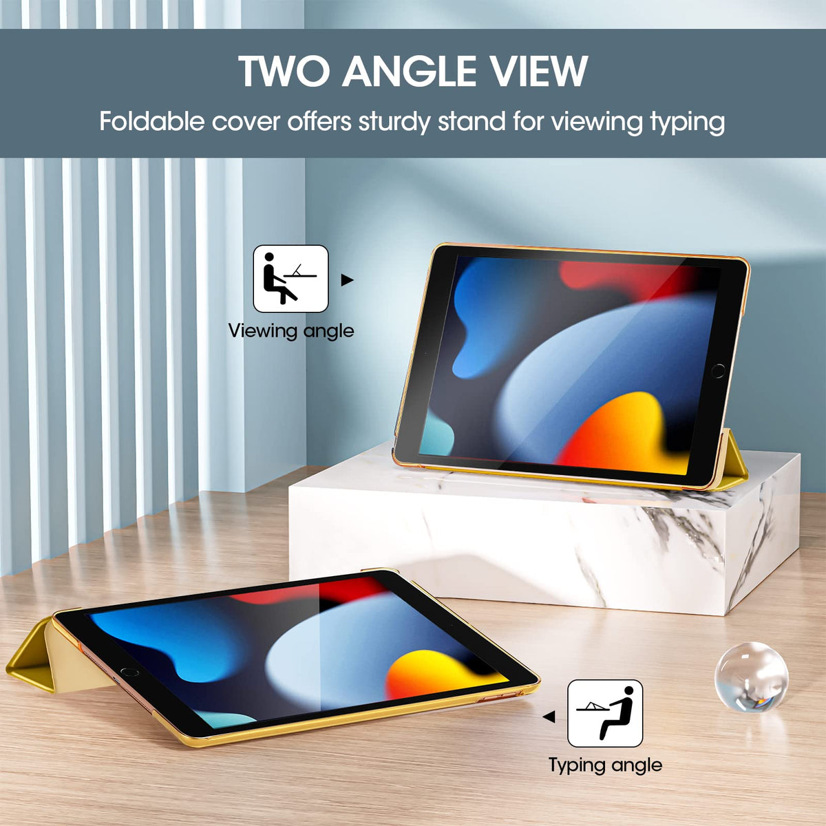 ProCase for iPad 9th, 8th, 7th Generation – 10.2 Inch Protective Case