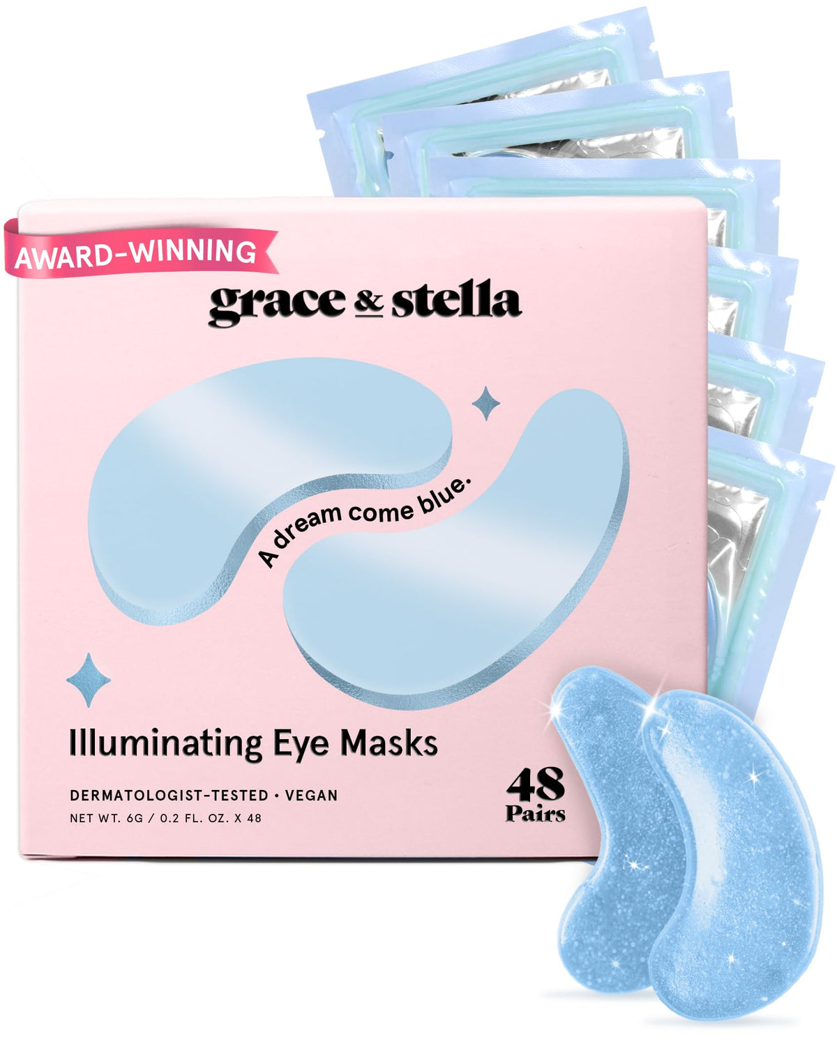 grace & stella Under Eye Patches Eye Masks for Puffy Eyes and Dark Circles - Gifts for Women, Bridesmaids, Birthdays, Bachelorette Party, Self Care Gifts for Women