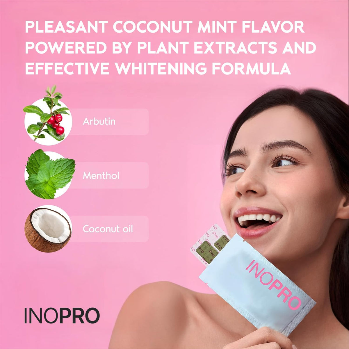 InoPro Teeth Whitening Strips – Peroxide-Free Whitening for Sensitive Teeth