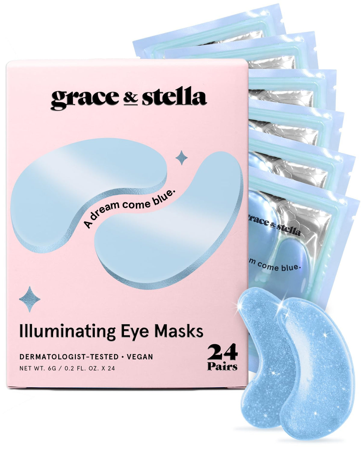 grace & stella Under Eye Patches Eye Masks for Puffy Eyes and Dark Circles - Gifts for Women, Bridesmaids, Birthdays, Bachelorette Party, Self Care Gifts for Women