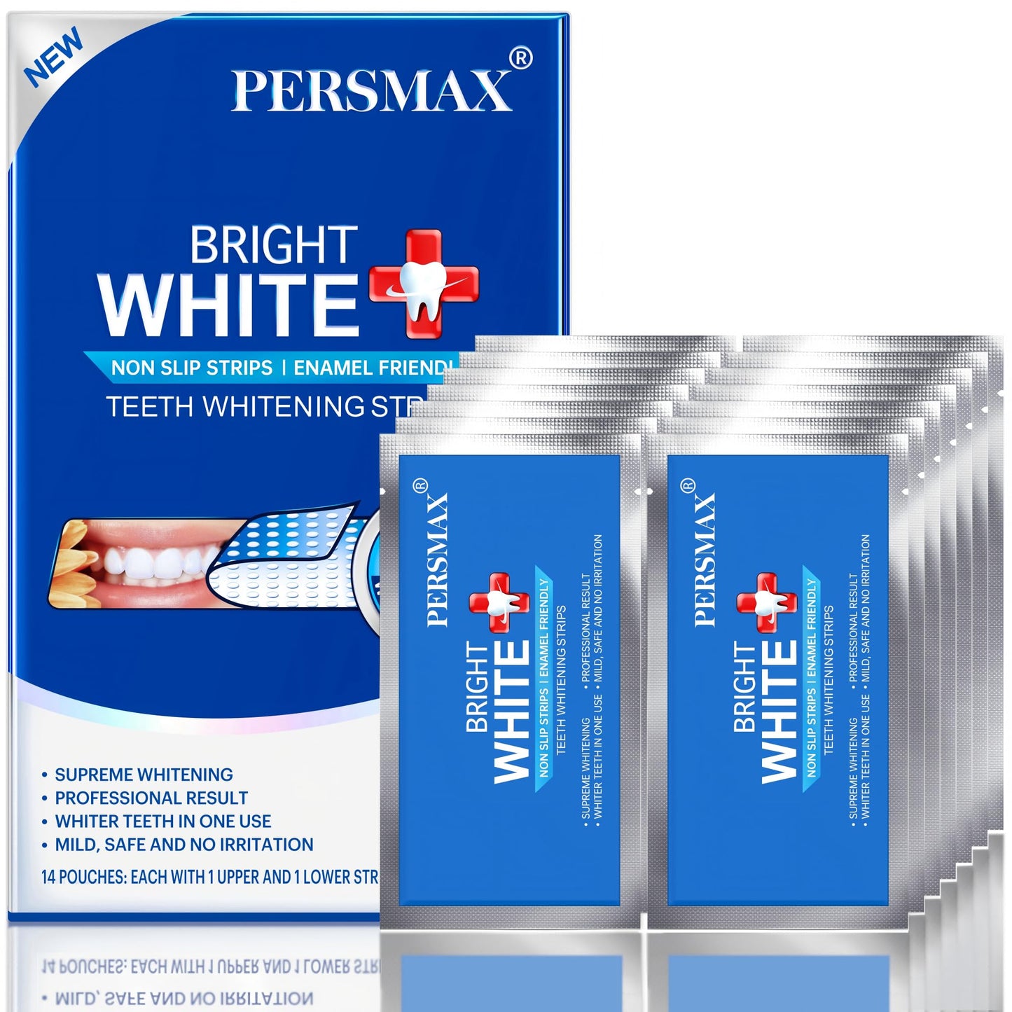 Professional Teeth Whitening Strips | PERSMAX 14-Day Treatment Kit