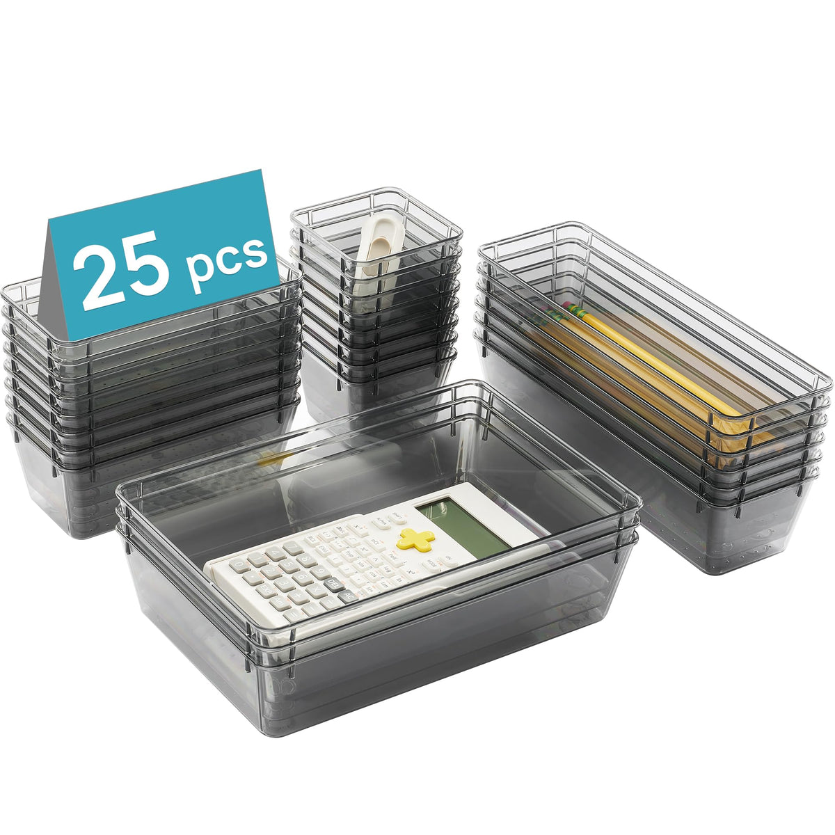Vtopmart Drawer Organizers – Clear Drawer Dividers for Home Organization