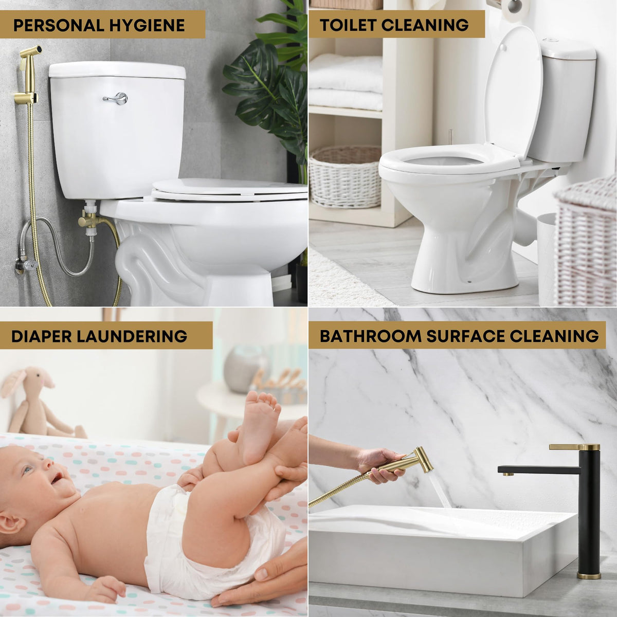 Purfectzone Bidet Sprayer Set – Multiple Pack Options