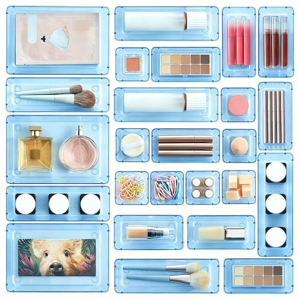 Vtopmart Drawer Organizers – Clear Drawer Dividers for Home Organization