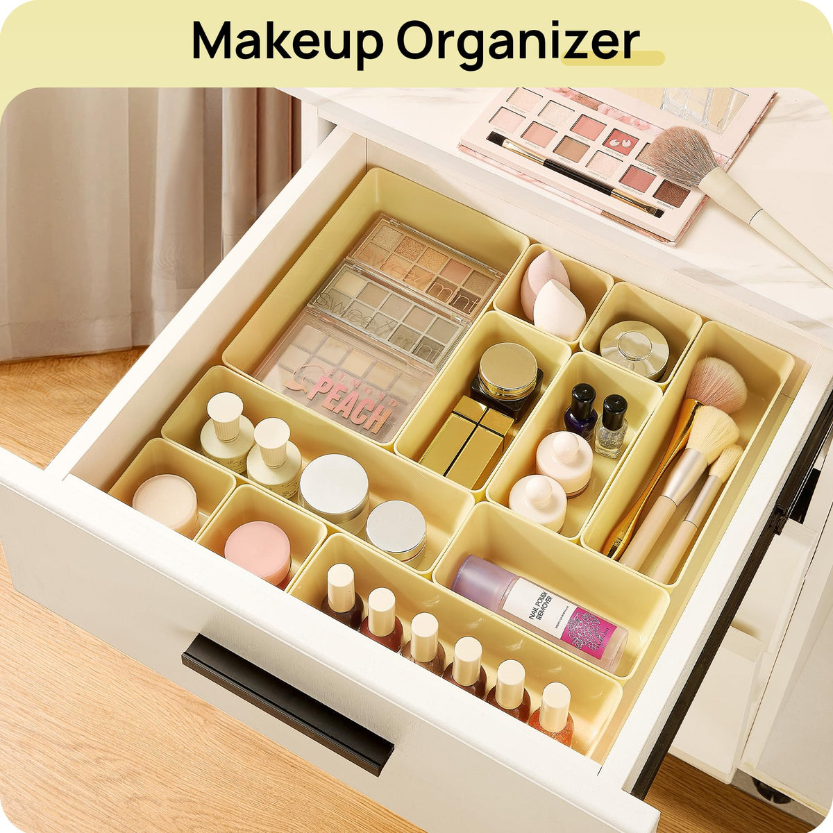 Vtopmart Drawer Organizers – Clear Drawer Dividers for Home Organization