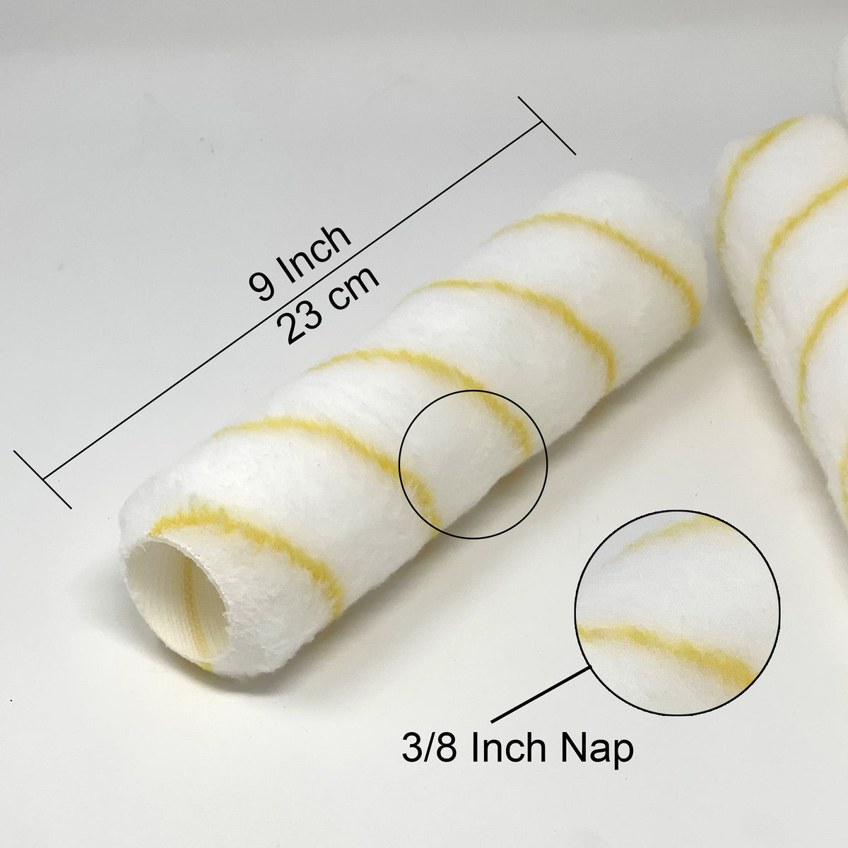 Allgala Paint Roller Covers, 9" Roller Covers, Roller Naps, House Painting Supplies, Nap for Roller Frame, Covers for Paint Roller Kit