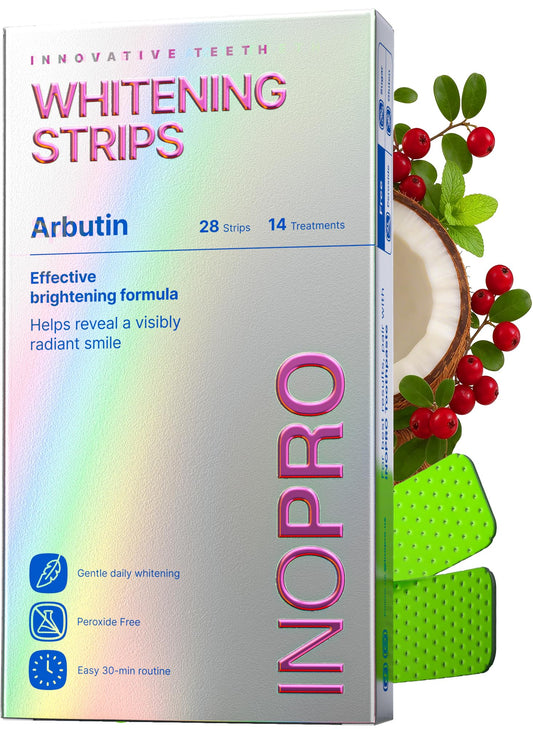 InoPro Teeth Whitening Strips – Peroxide-Free Whitening for Sensitive Teeth