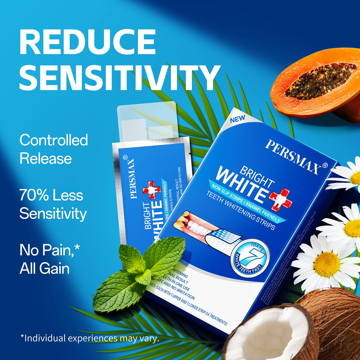 Professional Teeth Whitening Strips | PERSMAX 14-Day Treatment Kit