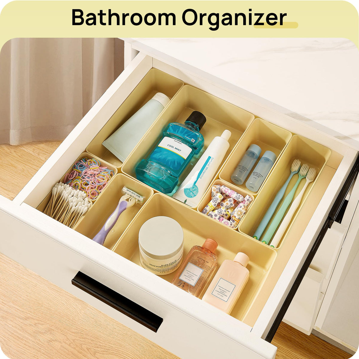 Vtopmart Drawer Organizers – Clear Drawer Dividers for Home Organization