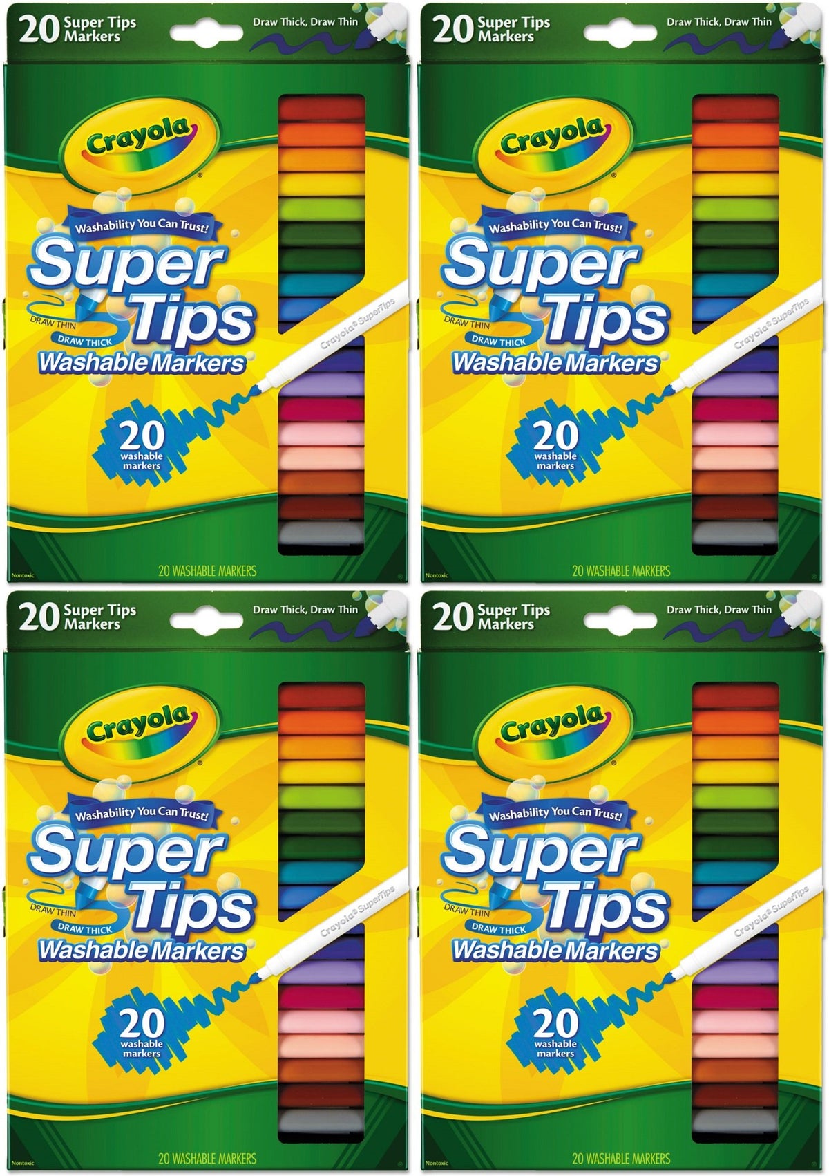 Crayola Markers Super TIPS-20/PKG