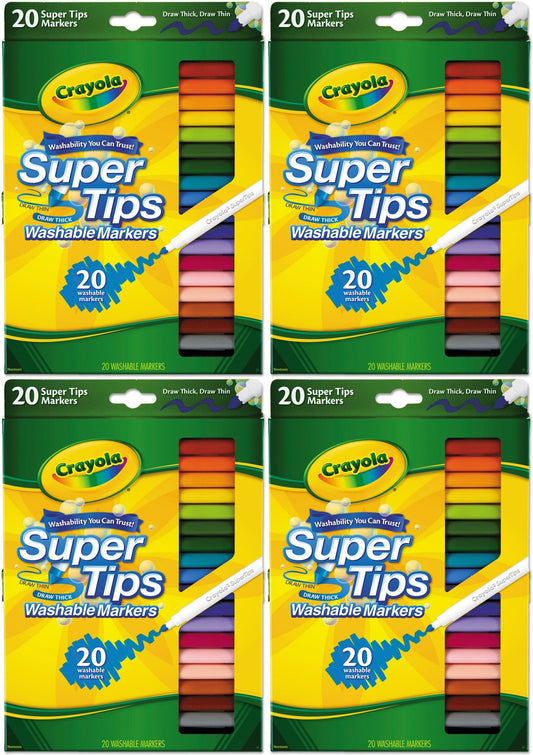 Crayola Markers Super TIPS-20/PKG