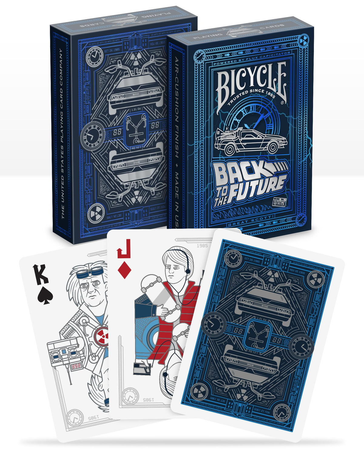Bicycle Back to The Future Playing Cards – Standard Index Poker Deck