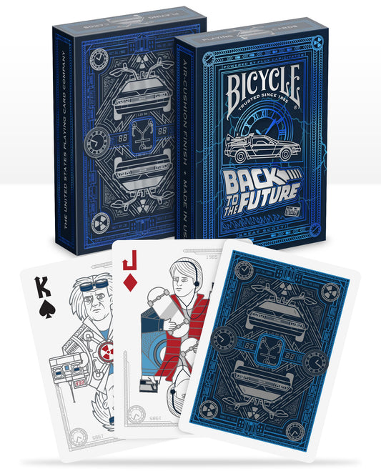 Bicycle Back to The Future Playing Cards – Standard Index Poker Deck