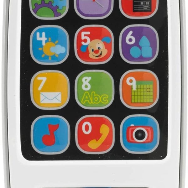 Fisher-Price Laugh & Learn Smart Phone, Musical Infant Toy – English Edition