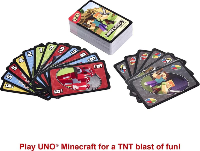UNO Minecraft Card Game Videogame-Themed Collectors Deck - Image 3