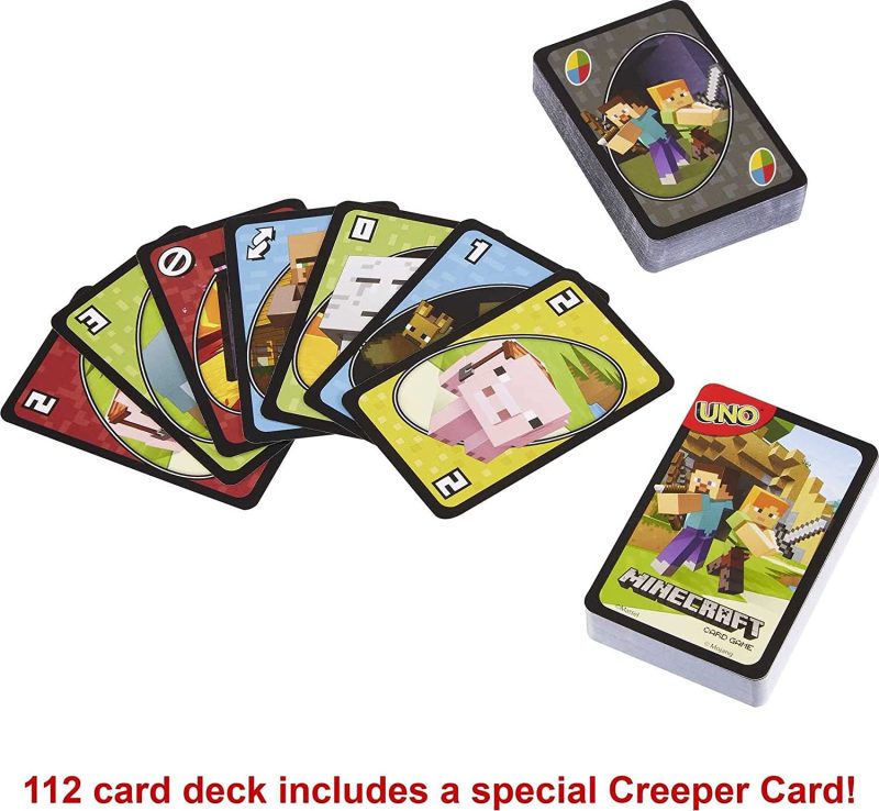 UNO Minecraft Card Game Videogame-Themed Collectors Deck - Image 5