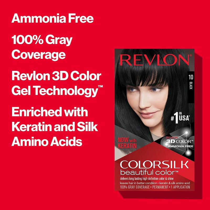 Revlon Colorsilk Beautiful Color, 32 Dark Mahogany Brown, 6.6 Ounce - Image 3