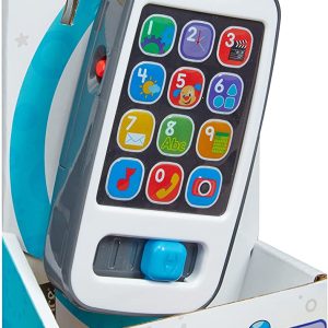 Fisher-Price Laugh & Learn Smart Phone, Musical Infant Toy – English Edition - Image 11