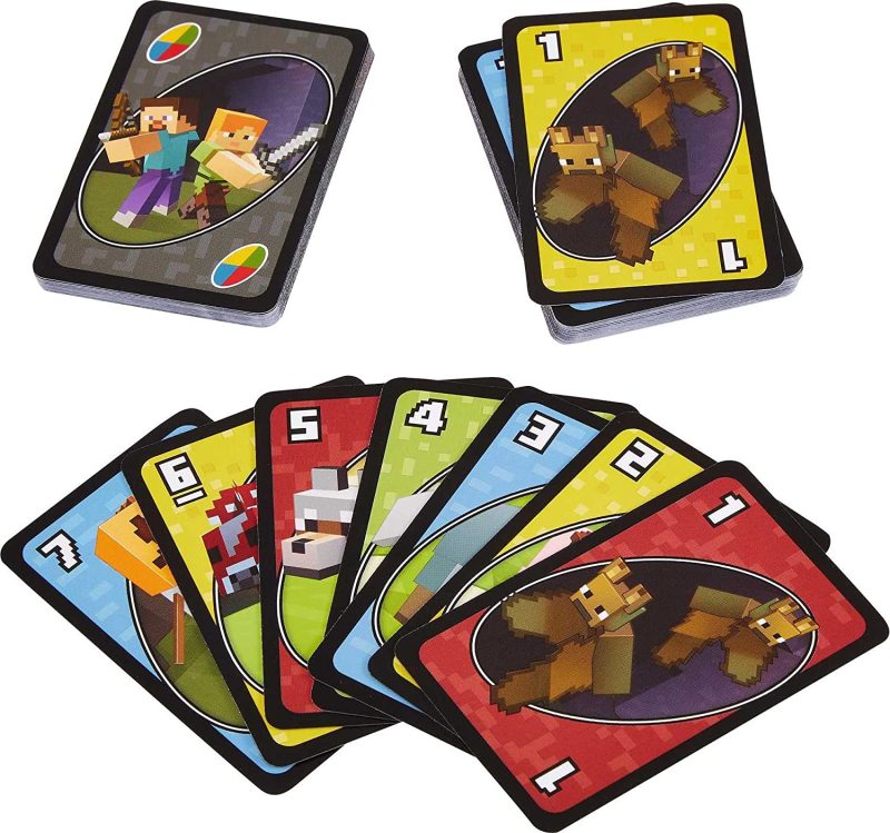 UNO Minecraft Card Game Videogame-Themed Collectors Deck - Image 6