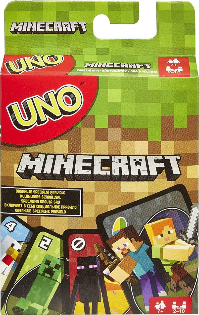 UNO Minecraft Card Game Videogame-Themed Collectors Deck