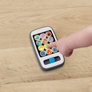 Fisher-Price Laugh & Learn Smart Phone, Musical Infant Toy – English Edition - Image 4