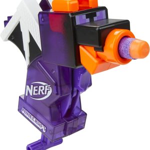 Hasbro Nerf MicroShots Minecraft Ender Dragon Mini Blaster, Minecraft Dragon Mob Design, Includes 2 Official Nerf Elite Darts, Priming Handle, F4423 - Image 3
