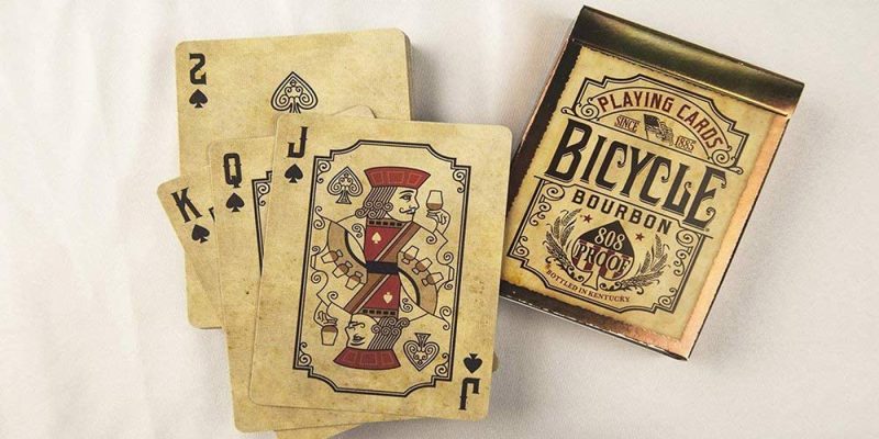 Bicycle Bourbon Playing Cards Brown' - Image 3